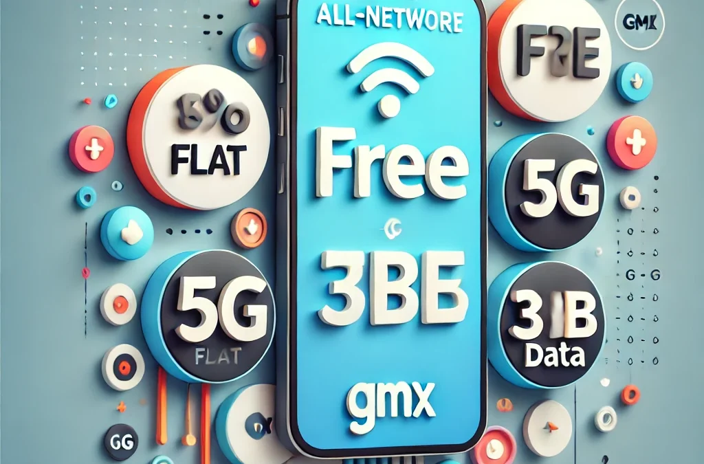 GMX FreePhone: Kostenloser Mobilfunktarif mit Allnet-Flat und 3 GB Daten